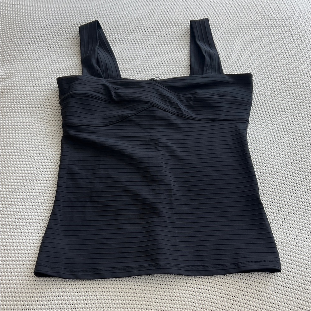 H&M Black Ribbed Tank Top